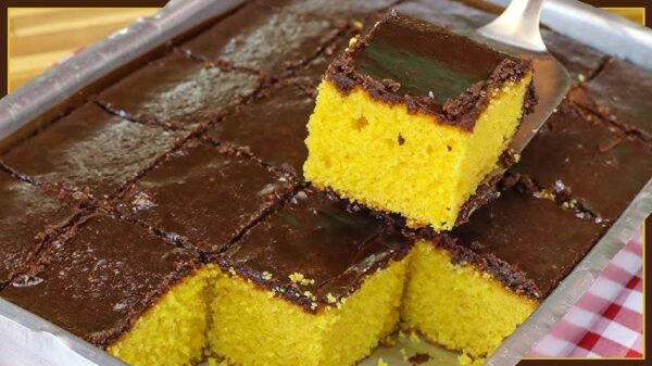bolo de cenoura com menos de R$ 10