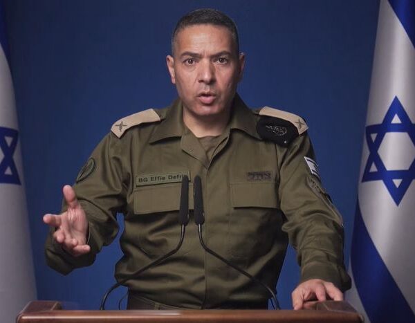 porta-voz do exército israelense