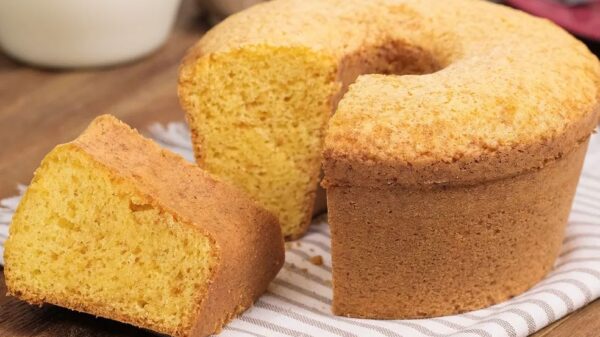 bolo de fubá sem leite
