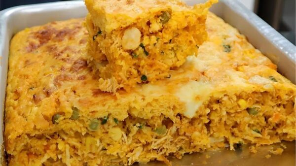 torta de frango fácil