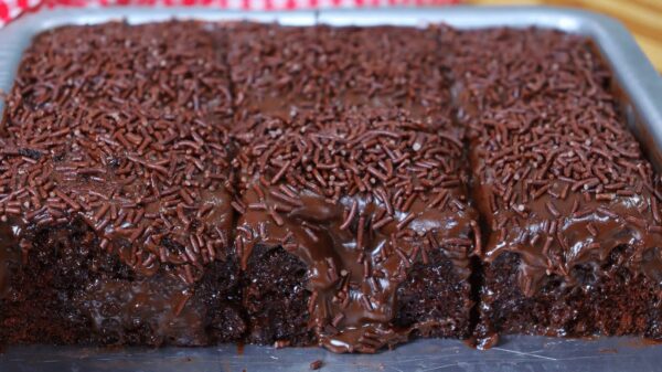 bolo de chocolate
