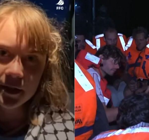 Ativistas em barco humanitário a caminho da Faixa de Gaza