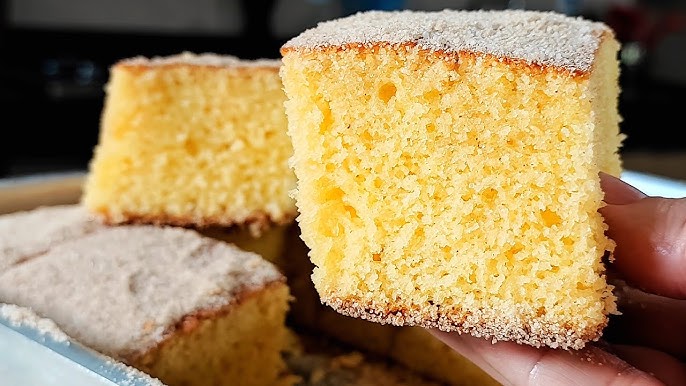 bolo fofo sem fermento