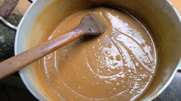 doce de leite feito no tacho