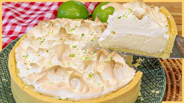torta de limão com leite condensado