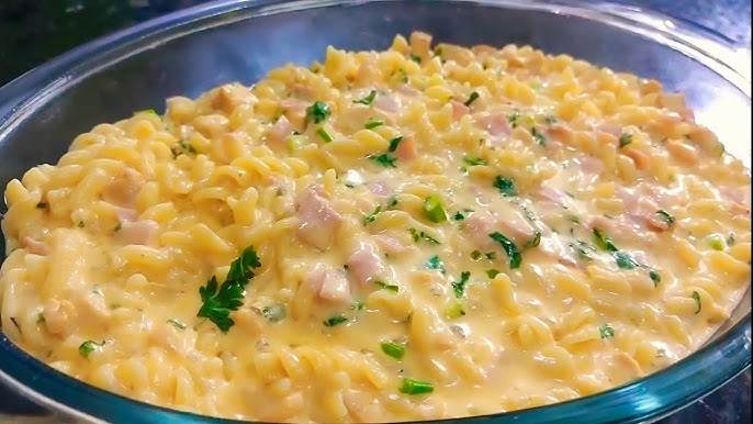 Macarrão na panelad e pressão