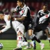 São Paulo x Vasco no primeiro tempo