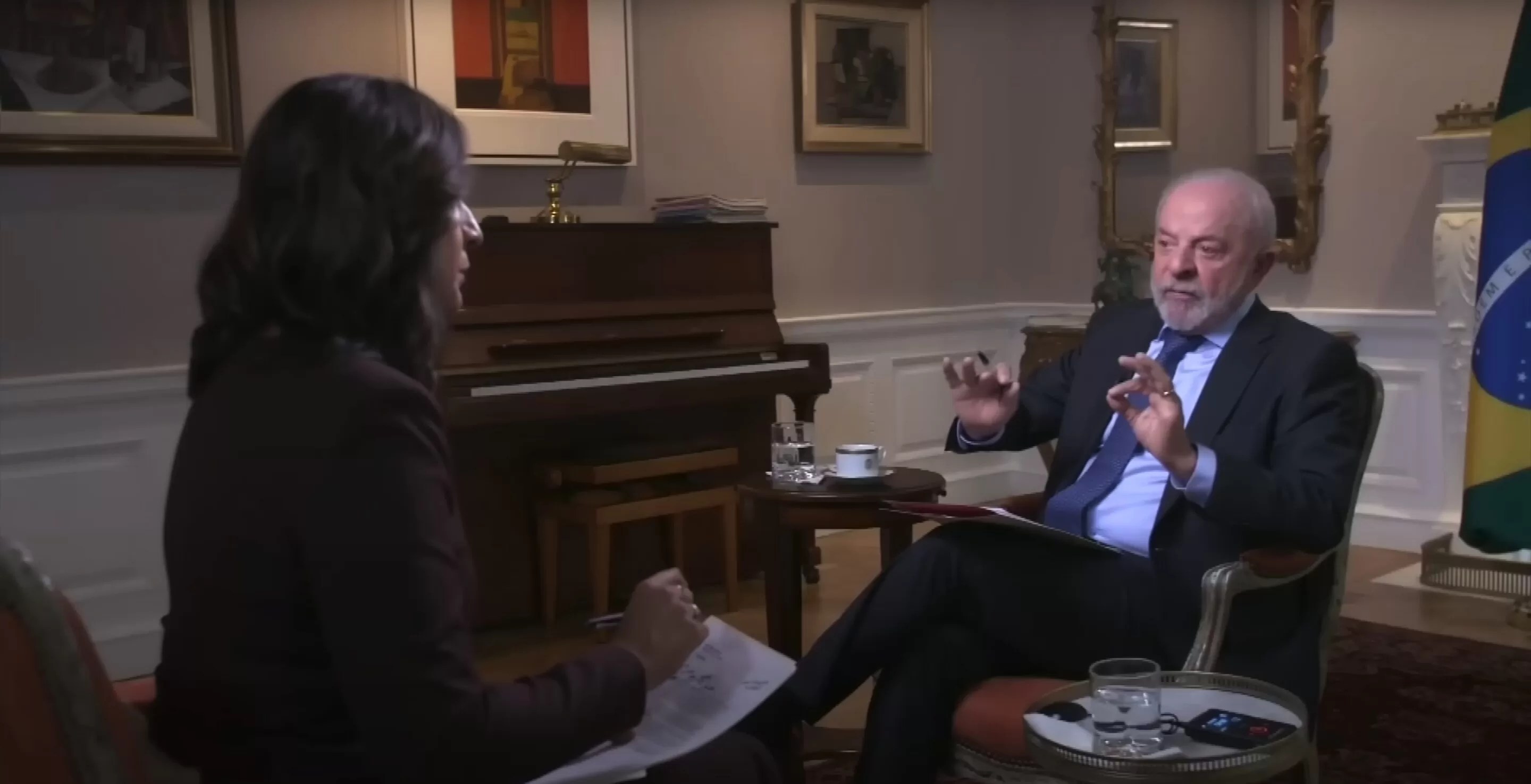 Lula em entrevista à PBS em Nova York antes de discurso na ONU