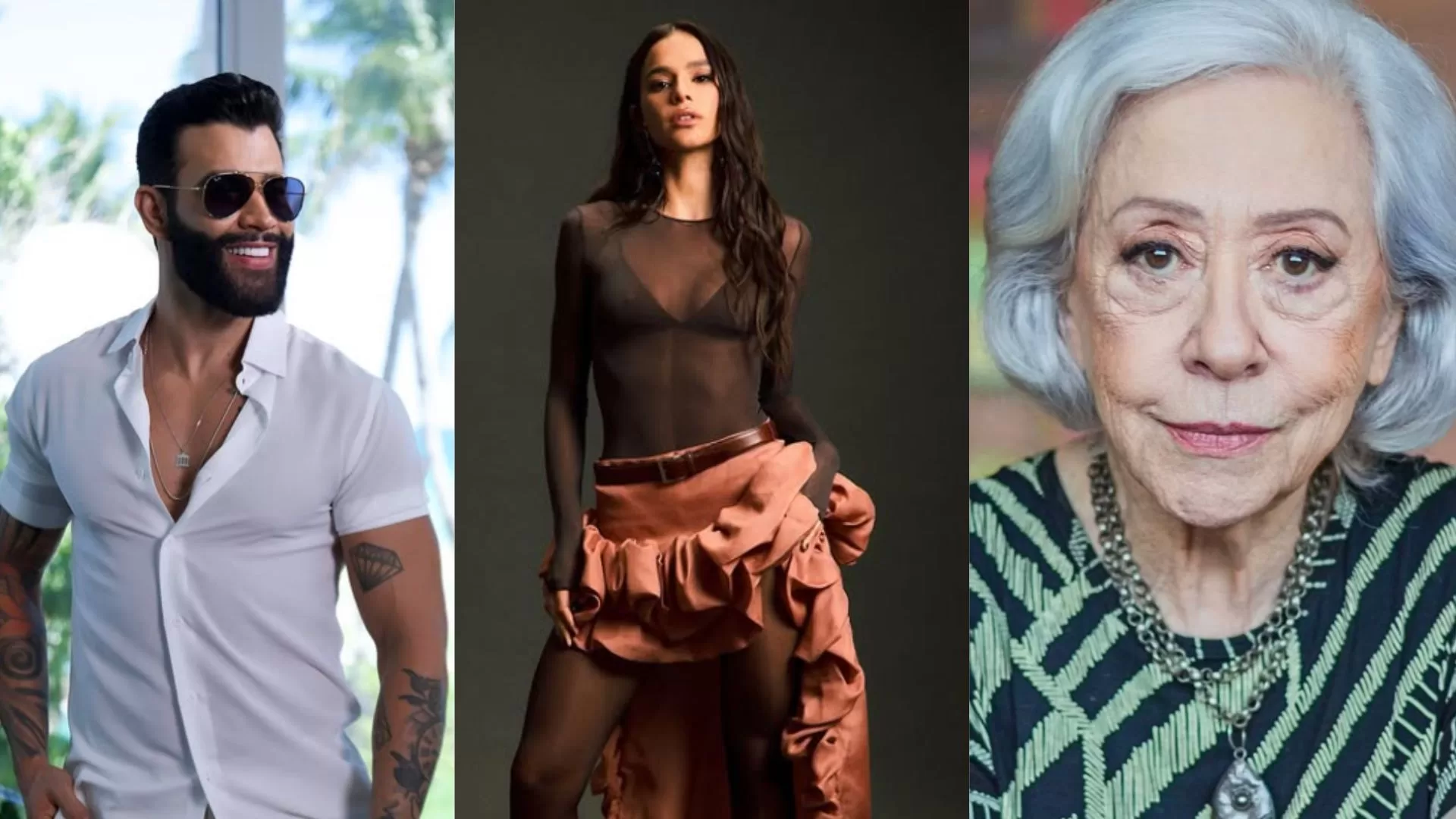 O que Gusttavo Lima, Fernanda Montenegro e Bruna Marquezine têm em comum e pouca gente sabe